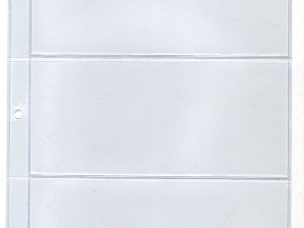 HOJAS 3 DIVISIONES MEDIO OFICIO PARA BILLETES PROTECCION PROFECIONAL