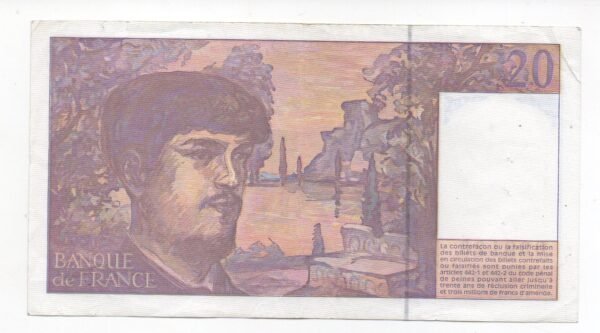 BILLETE DE 20 FRANCOS  FRANCESES 1997 (VF)