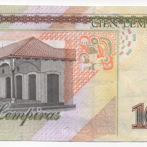 BILLETE DE 100 LEMPIRAS DE HONDURAS 2004: ¡EXTRAORDINARIO! (UNC)