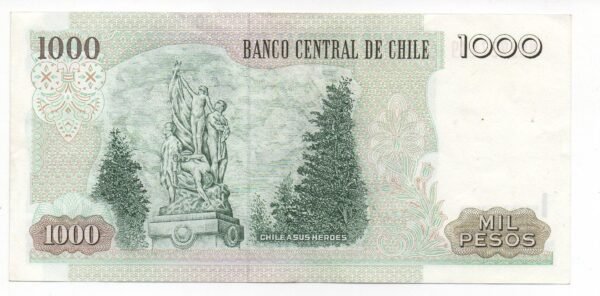 BILLETE IMPACTANTE DE MIL PESOS BANCO CENTRAL DE CHILE 2006 (UNC)