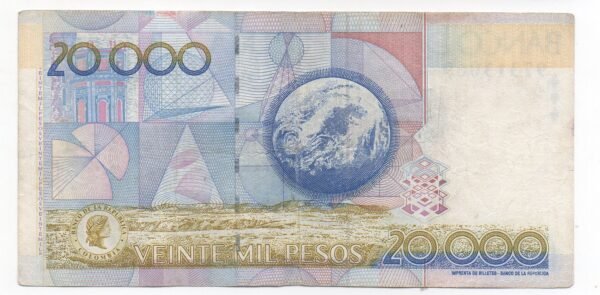 BILLETE DE 20.000 JULIO GARAVITO REPOSICION 2003