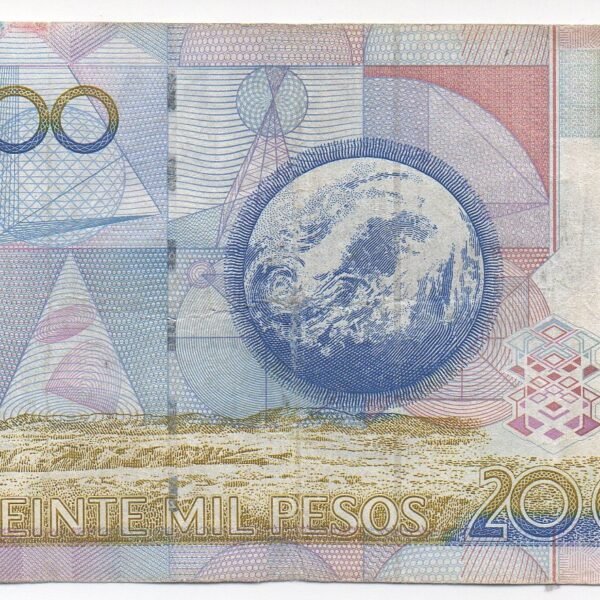 BILLETE DE 20.000 JULIO GARAVITO REPOSICION 2003