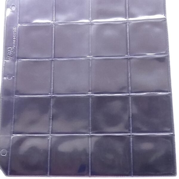 HOJAS  20 DIVISIONES SIN SOLAPA PARA MONEDAS