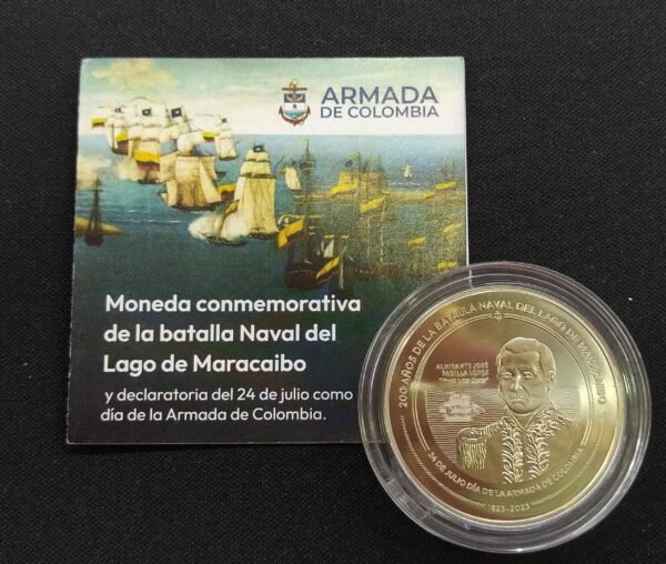 MONEDA DE 10.000 CONMEMORATIVA  200 AÑOS DE LA BATALLA NAVAL