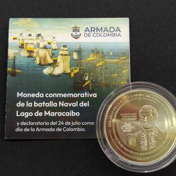 MONEDA DE 10.000 CONMEMORATIVA  200 AÑOS DE LA BATALLA NAVAL