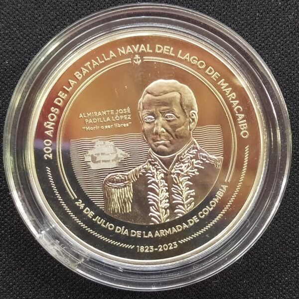 MONEDA DE 10.000 CONMEMORATIVA  200 AÑOS DE LA BATALLA NAVAL