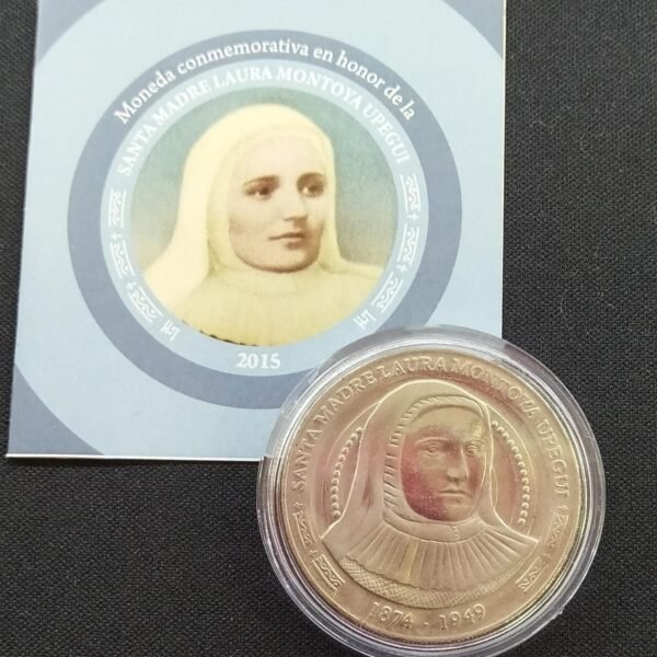 MONEDA DE 5.000 CONMEMORATIVA  SANTA  LAURA MONTOYA
