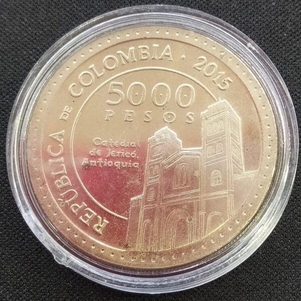 MONEDA DE 5.000 CONMEMORATIVA  SANTA  LAURA MONTOYA