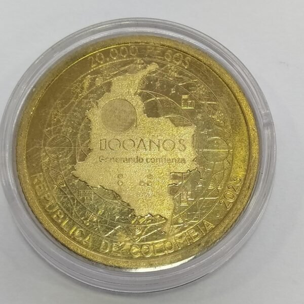 MONEDA DE 20.000 CONMEMORATIVA 100 AÑOS BR