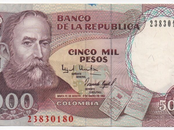 BILLETE DE 5.000 PESOS NUÑEZ  1994 (EF)