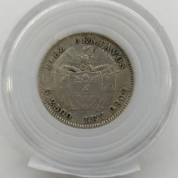 INCREIBLE MONEDA DE DIEZ CENTAVOS 1914 (VF)