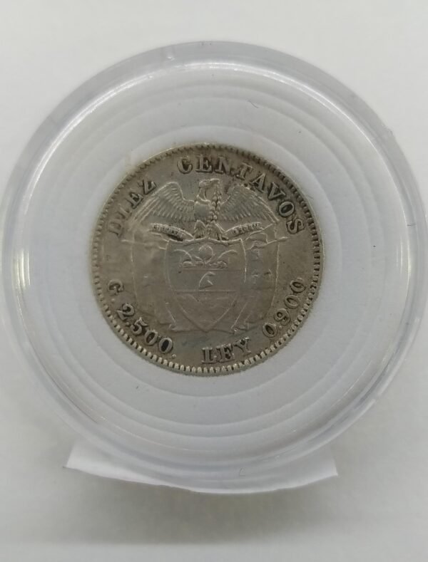 INCREIBLE MONEDA DE DIEZ CENTAVOS 1914 (VF)