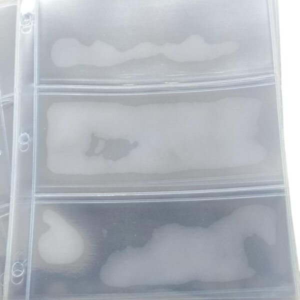 HOJAS 3 DIVISIONES MEDIO OFICIO PARA BILLETES PROTECCION PROFECIONAL