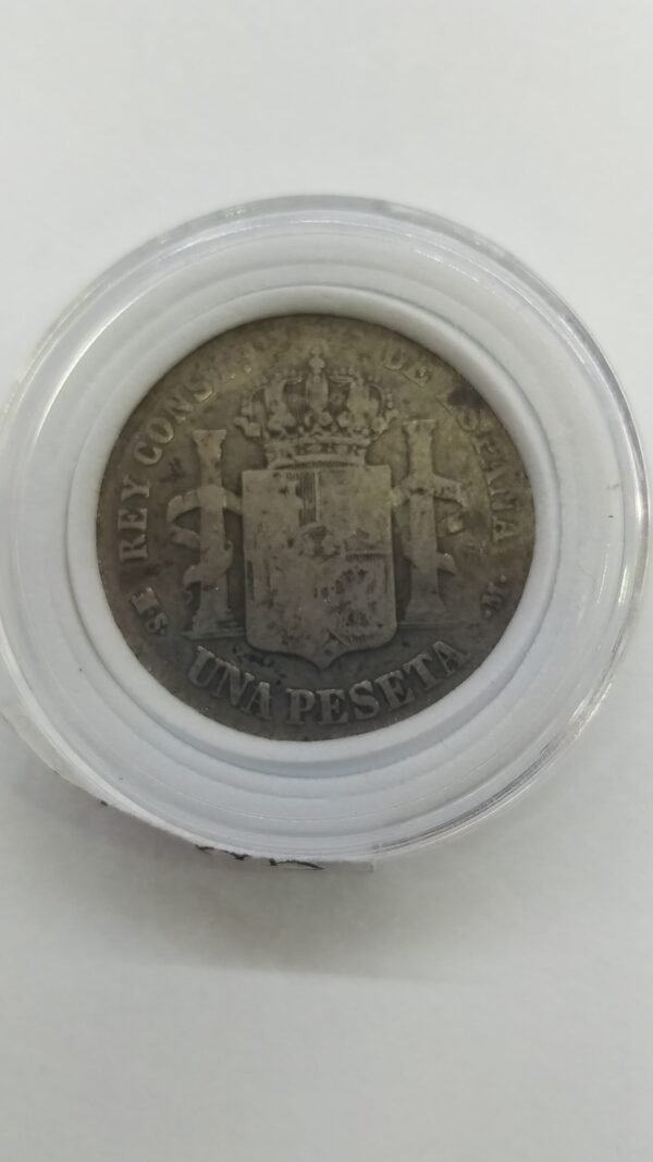 1 PESETA DE PLATA ALFONSA XII 1882 ESPAÑA MONEDA HISTORICA ORIGINAL