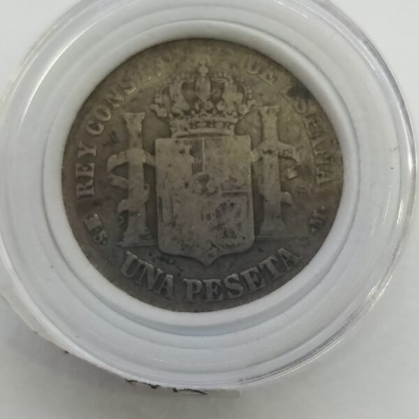 1 PESETA DE PLATA ALFONSA XII 1882 ESPAÑA MONEDA HISTORICA ORIGINAL