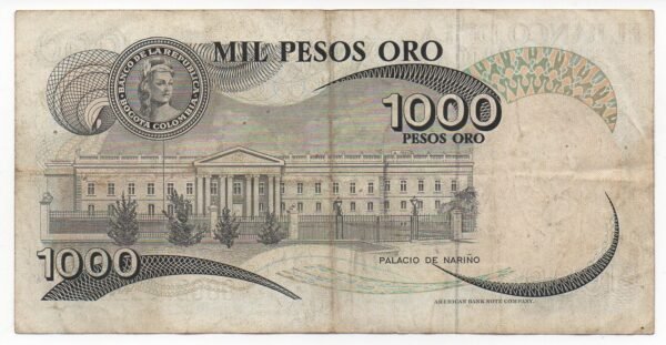 BILLETE DE 1.000 PESOS 1979 JOSE ANTONIO GALAN HISTORIA Y PATRIOTAS EN PAPEL