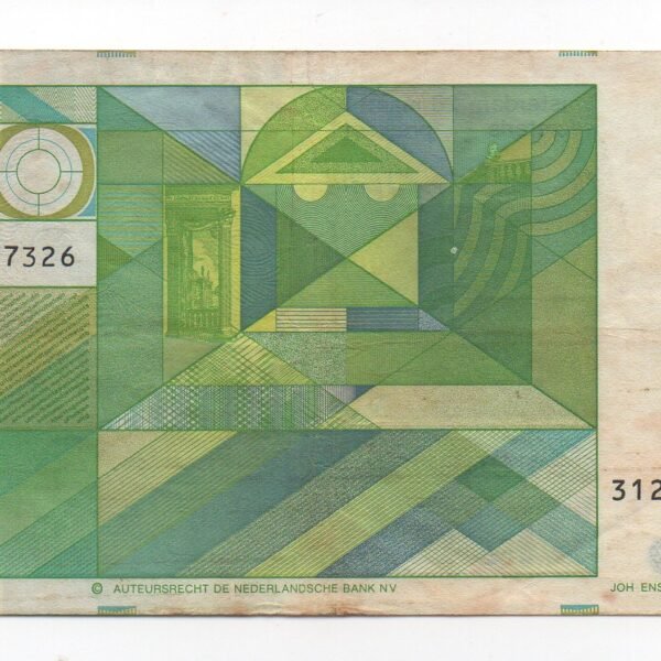 BILLETE DE 5 GULDEN – PAÍSES BAJOS, 1973 (VF)