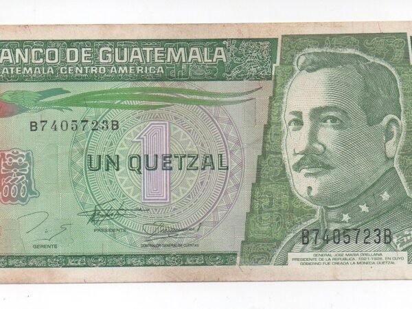 BILLETE DE 1 QUETZAL GUATEMALA 1994 BANCO DE GUATEMALA