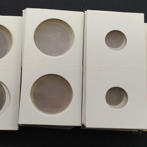 CARTONES PROTECTORES SURTIOS PARA MONEDAS