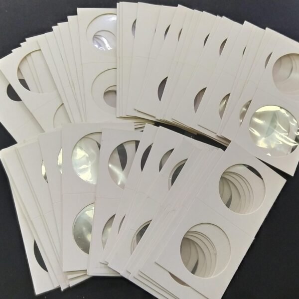 CARTONES PROTECTORES SURTIOS PARA MONEDAS