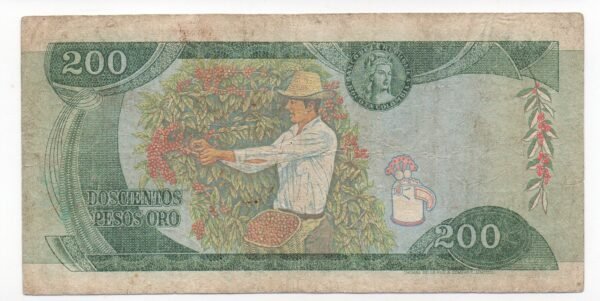 BILLETE DE 200 PESOS ORO 1979 REPOSICION  (R)