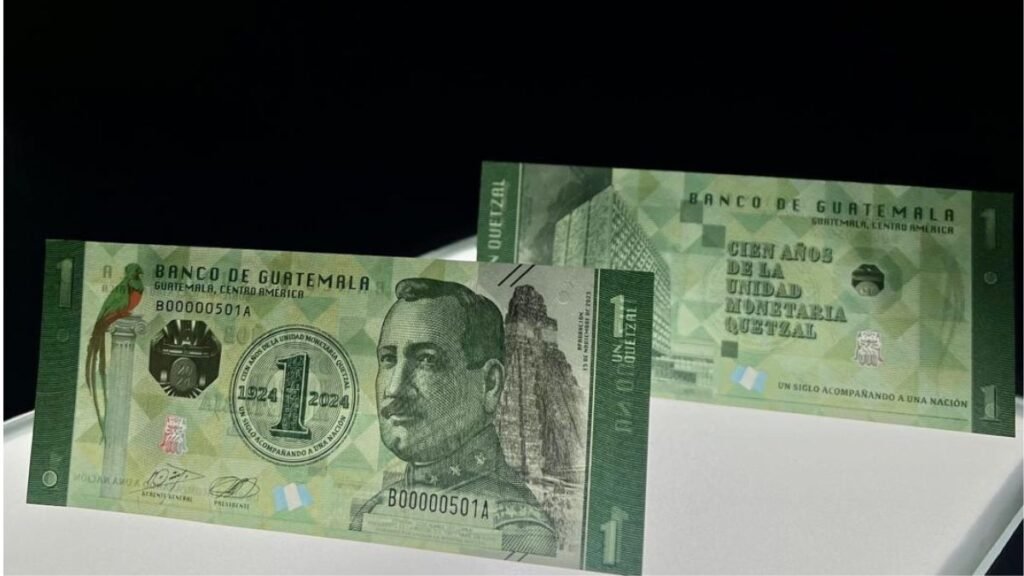 Guatemala Gana el Premio al Mejor Billete del Año 1 billete mas bonito