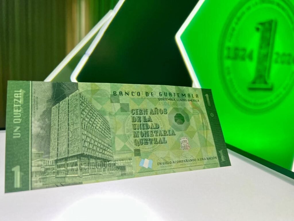 Guatemala Gana el Premio al Mejor Billete del Año 3 billete mas bonito reverso
