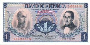 Inicio 2 BILLETE DE 1 PESO ORO – UNA JOYA DE LA HISTORIA Y EL PATRIOTISMO COLOMBIANO