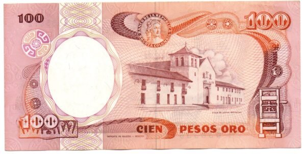 BILLETE DE 100 PESOS ORO COLOMBIA 1983–1991 (ANTONIO NARIÑO)