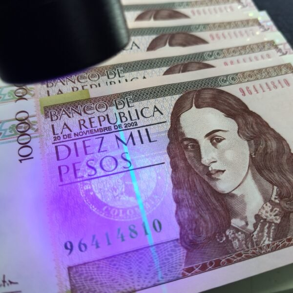 BILLETE DE 10.000 POLICARPA ESCARCHADO 2002