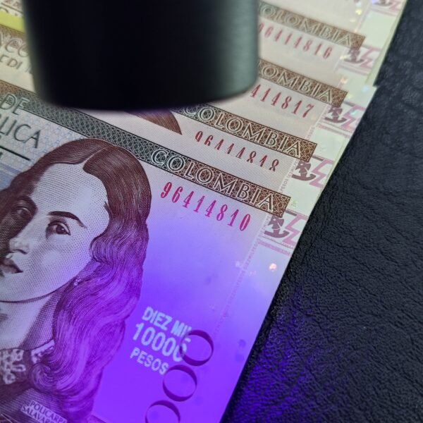 BILLETE DE 10.000 POLICARPA ESCARCHADO 2002