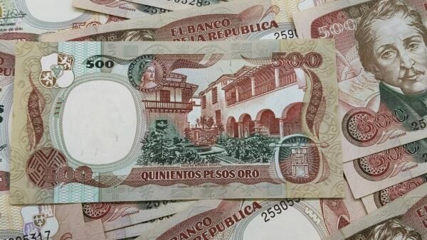 BILLETE 500 PESOS ORO SANTANDER -1984 (PRADO VERDE)