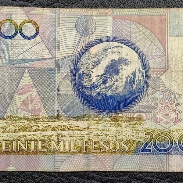 BILLETE DE 20.000 GARAVITO LOGO NUEVA GRANADA (1998)
