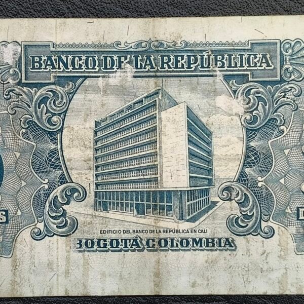 Billete de 10 Pesos Oro – 1 de Enero de 1960 | Antonio Nariño | Thomas De La Rue