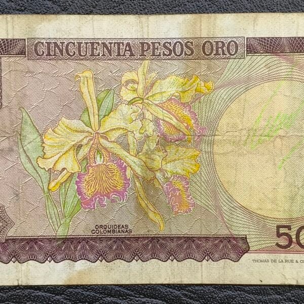 Billete de 50 Pesos Oro Camilo Torres – 2 de Enero de 1969 | Primera Fecha