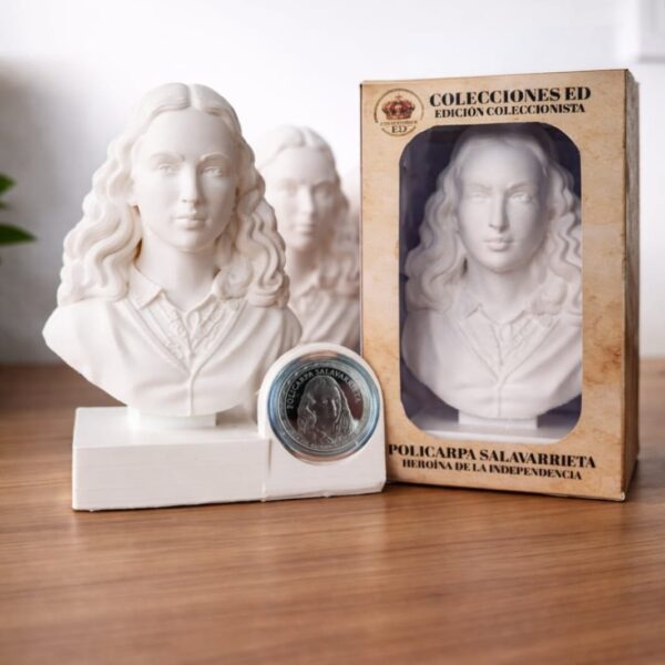 Expositor 3D Policarpa Salavarrieta | Numismática Colombia