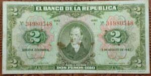 Inicio 8 Billete de 2 Pesos Colombia: Valor Histórico y Numismático