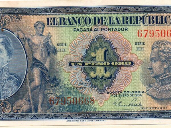 WhatsApp Image 2026-08-22 at 10.20.22 AM Billete de 1 Peso Oro Colombia – Emisión Histórica del Banco de la República