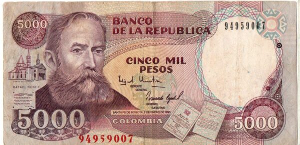 WhatsApp Image 2026-08-22 at 10.20.22 AM (8) Billete de 5.000 Pesos Colombia – Rafael Núñez | 1995