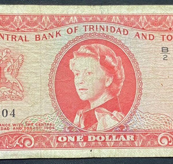 Billete 1 Dollar Trinidad y Tobago 1964-1969 | Isabel II