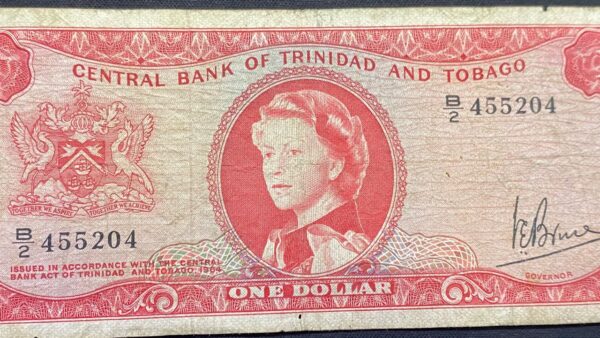 Billete 1 Dollar Trinidad y Tobago 1964-1969 | Isabel II