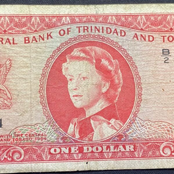 Billete 1 Dollar Trinidad y Tobago 1964-1969 | Isabel II
