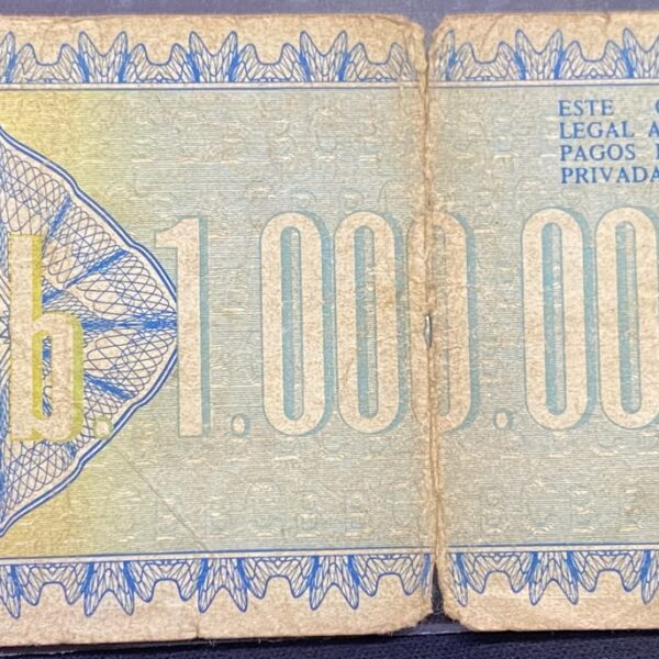 Billete 1.000.000 Pesos Bolivianos 1985 | Bolivia