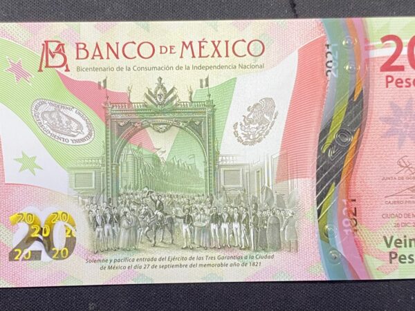 Billete 20 Pesos Independencia de México 2021 | Conmemorativo