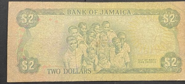 Billete 2 Dólares Jamaica 1985-1993 | Paul Bogle