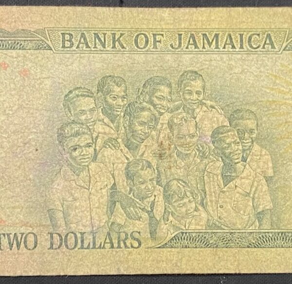 Billete 2 Dólares Jamaica 1985-1993 | Paul Bogle