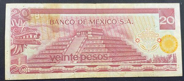 Billete 20 Pesos México 1972-1977 | José María Morelos