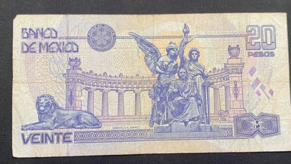 Billete 20 Pesos México 1996 | Benito Juárez