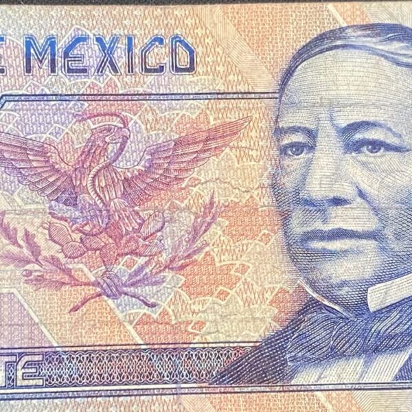 Billete 20 Pesos México 1996 | Benito Juárez