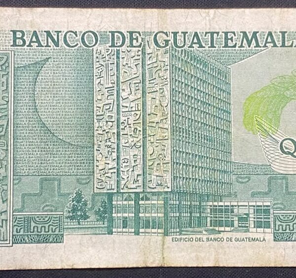 Billete 1 Quetzal Guatemala 1972-1983 | José María Orellana